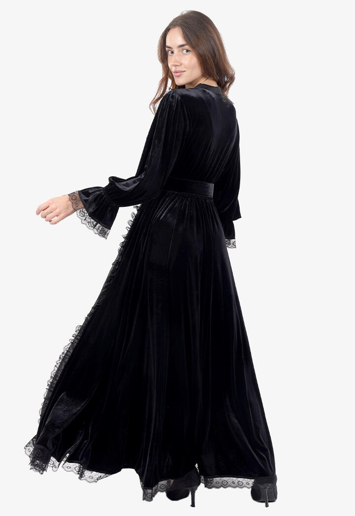 فستان مخمل طويل image 2