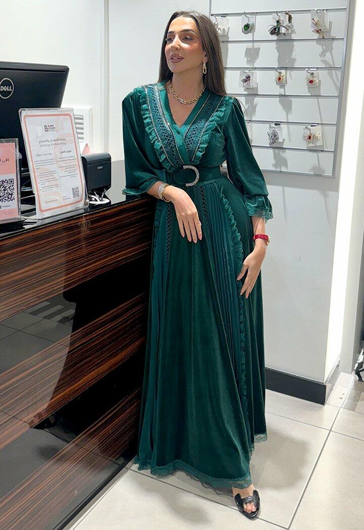 فستان استقبال كشكش واسع image 1