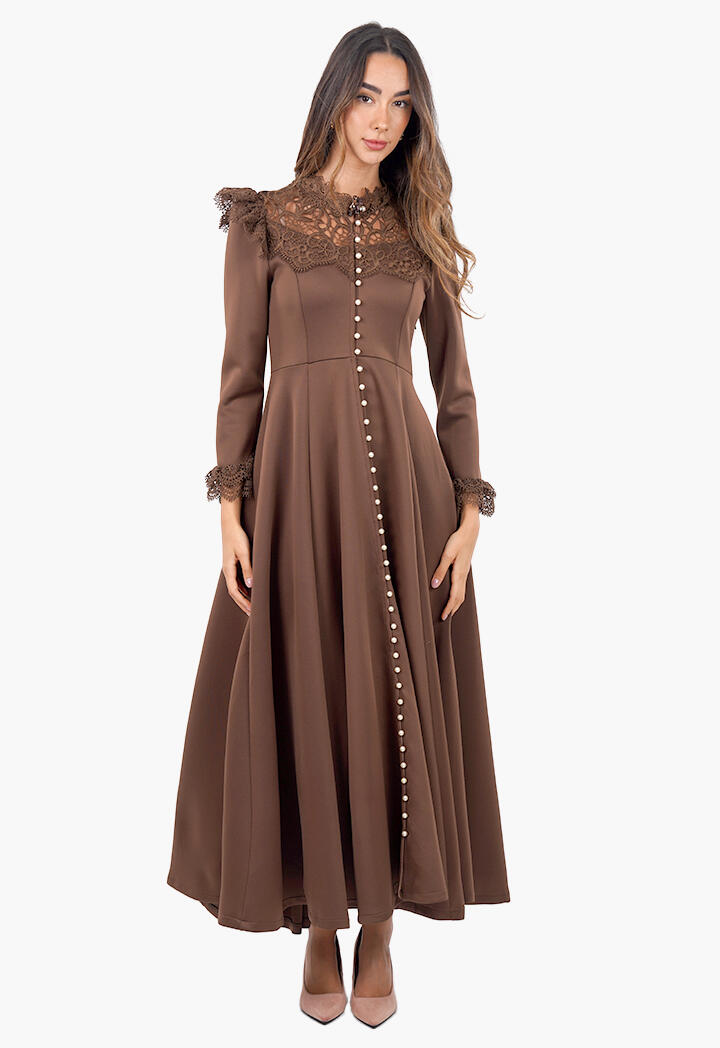 فستان استقبال طويل كلوش image 0