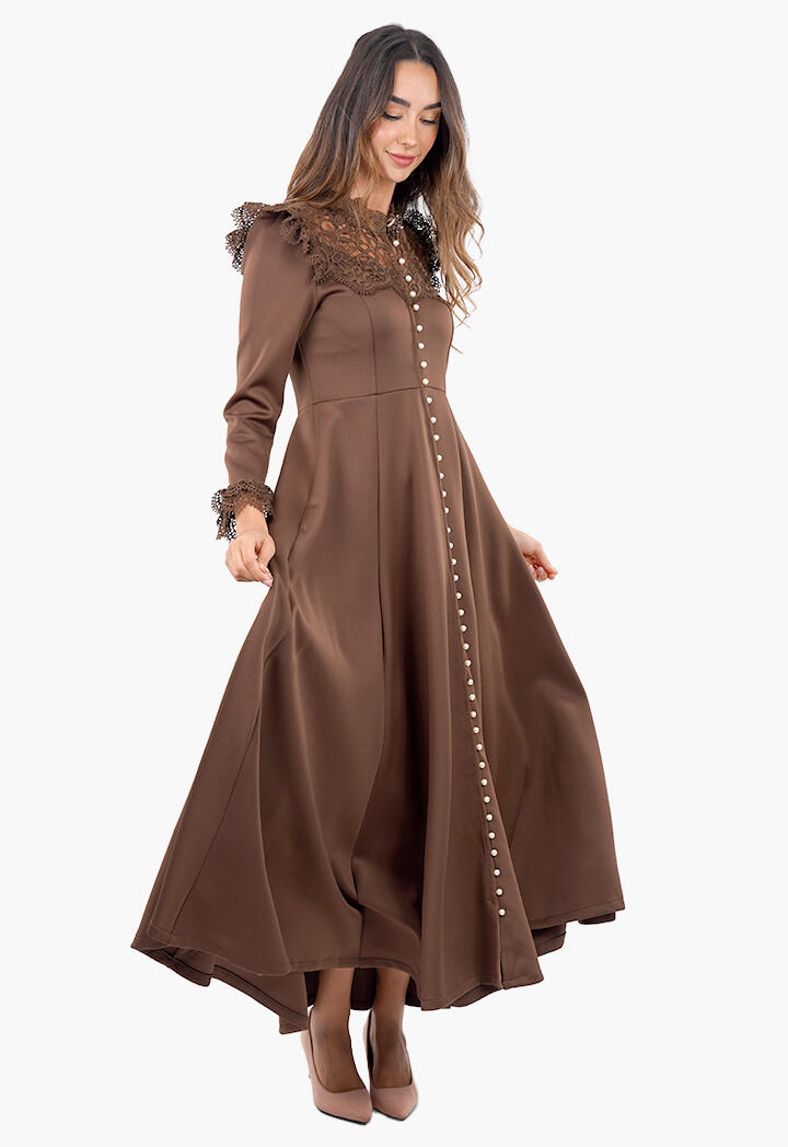 فستان استقبال طويل كلوش image 4