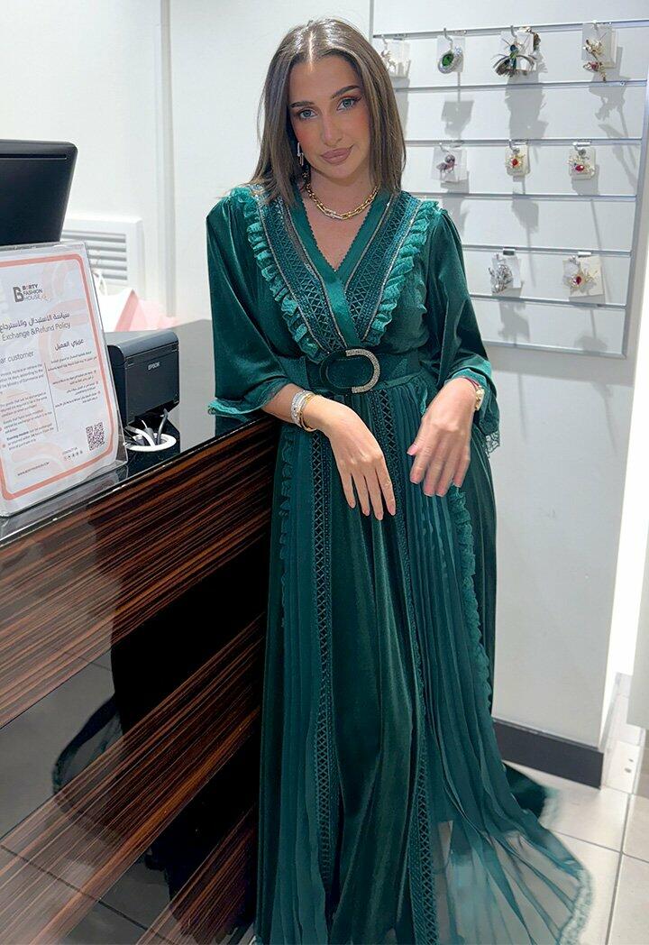 فستان استقبال كشكش واسع image 2