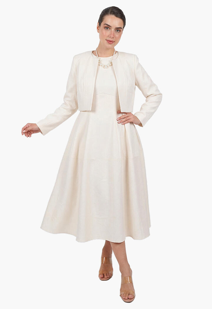 List based in Rome, Italy | Dress Short - Cream - 38 List based in Rome, Italy | Dress Short - Cream - 38