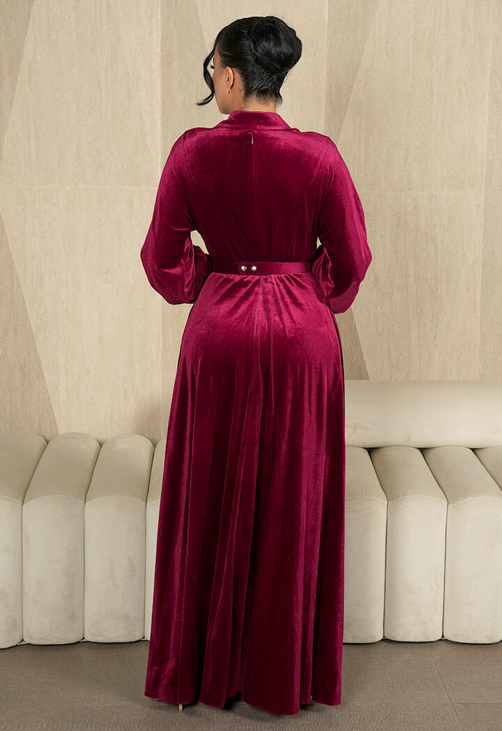 فستان حفلات مخمل راقي image 8