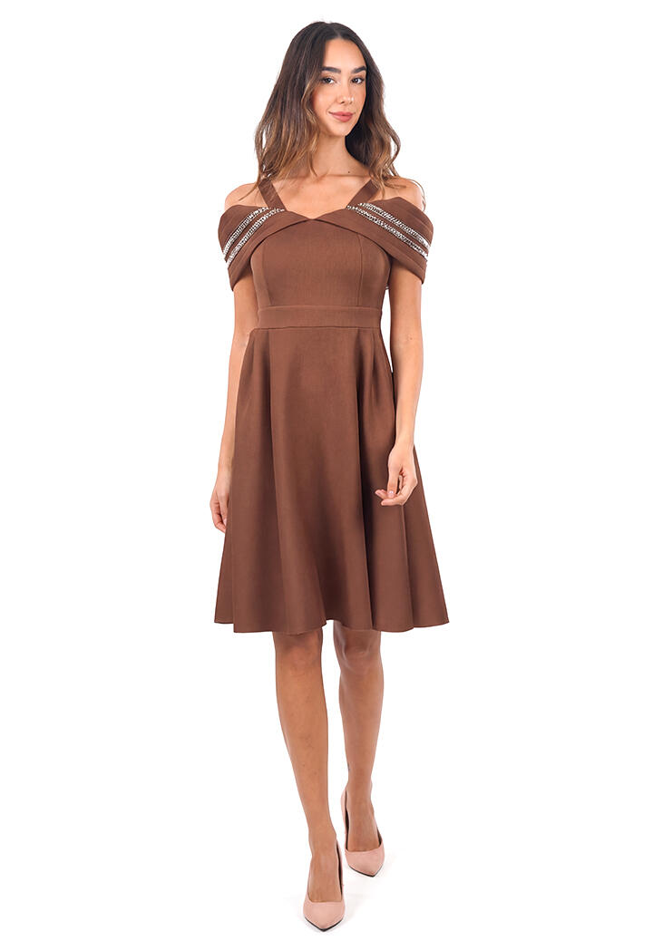 Dress Short - Brown - 40
