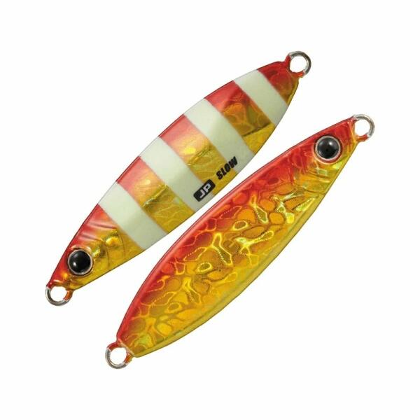 Image for product: MAJOR CRAFT JIGPARA SLOW-10g#064 RED GOLD ZEBRA