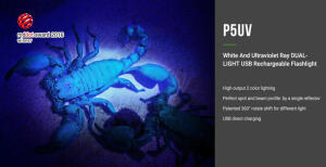 Image for product: NEXTORCH - P5 UV (DUAL LIGHT)