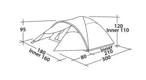 Image for product: Easycamp Quasar 300 Steel Blue