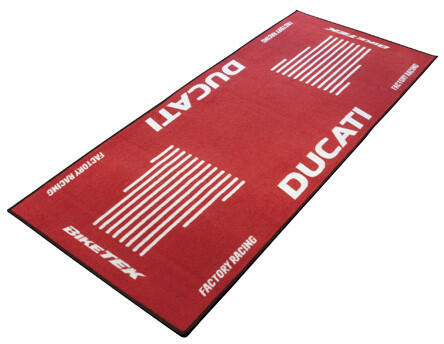 DUCATI Garage Pit Mat, color Red, dimensions 190x80cm | Extreme Zone