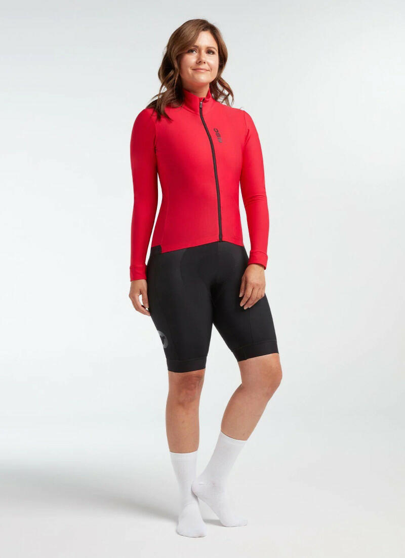 Black Sheep WOMEN'S ELEMENTS LS THERMAL JERSEY -XS-RED image 0