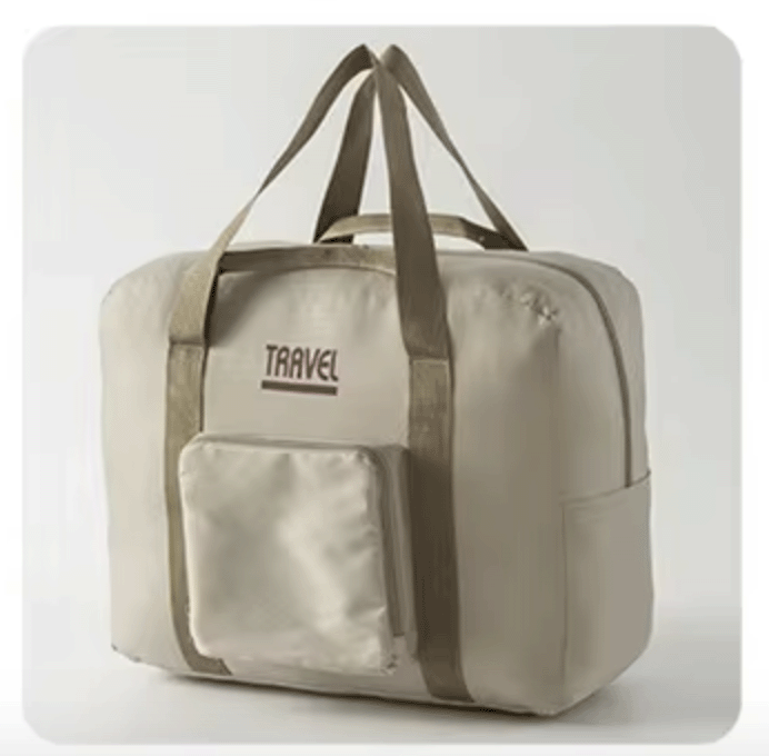 Folding travel bag-Beige image 0