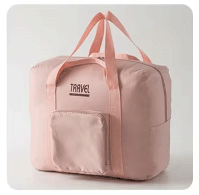 Folding travel bag-Pink image 0