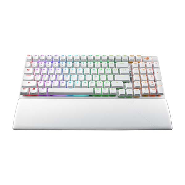 ASUS ROG STRIX SCOPE II 96 RGB ROG NX Snow Switch Wireless Mechanical Gaming Keyboard - White image 1