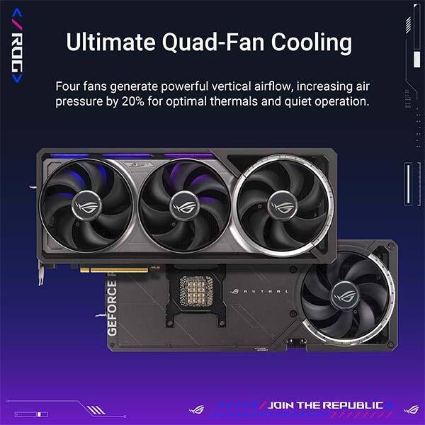 ASUS ROG ASTRAL NVIDIA GEFORCE RTX 5090 OC 32GB GDDR7 DLSS 4 Graphics Card - Black image 1