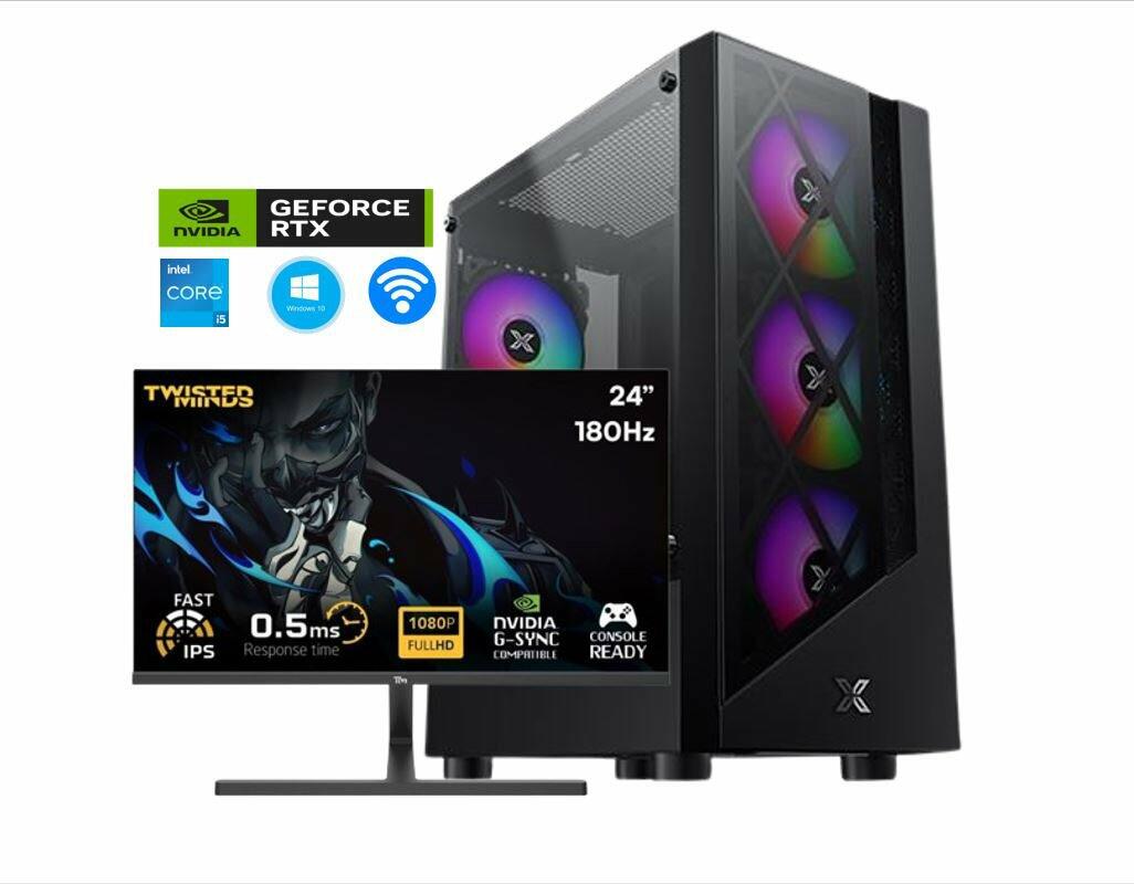 Dynamo i5 RTX 4060 WITH MONITOR  GAMING PC image 0