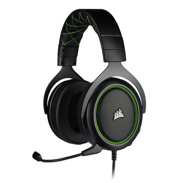 Corsair HS50 PRO STEREO Gaming Headset - Green (EU) image 0