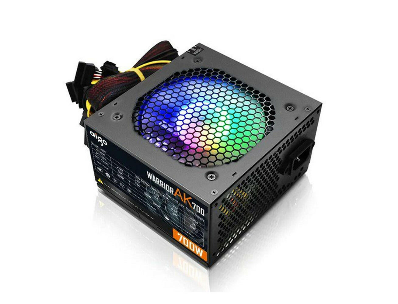 Aigo DarkFlash AK700 700-Watt Non-Modular RGB Gaming Power Supply image 1