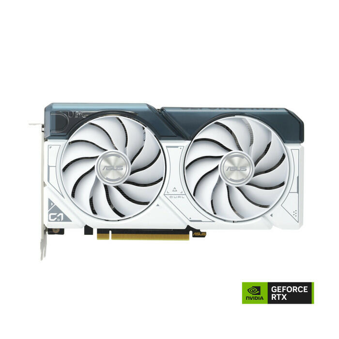 Asus Dual GeForce RTX 4060 White OC Edition 8GB GDDR6 Graphic Card image 1