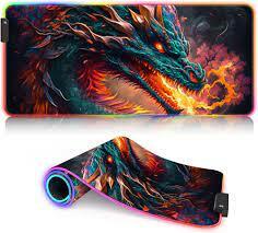 GMS-WT-5 RGB Gaming Mouse Pad 10 Lighting Modes Oversized Glowing Led Extended Mouse Pad image 0