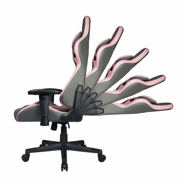 Cooler Master Caliber R1S Gaming Chair - Pink/Gray image 3