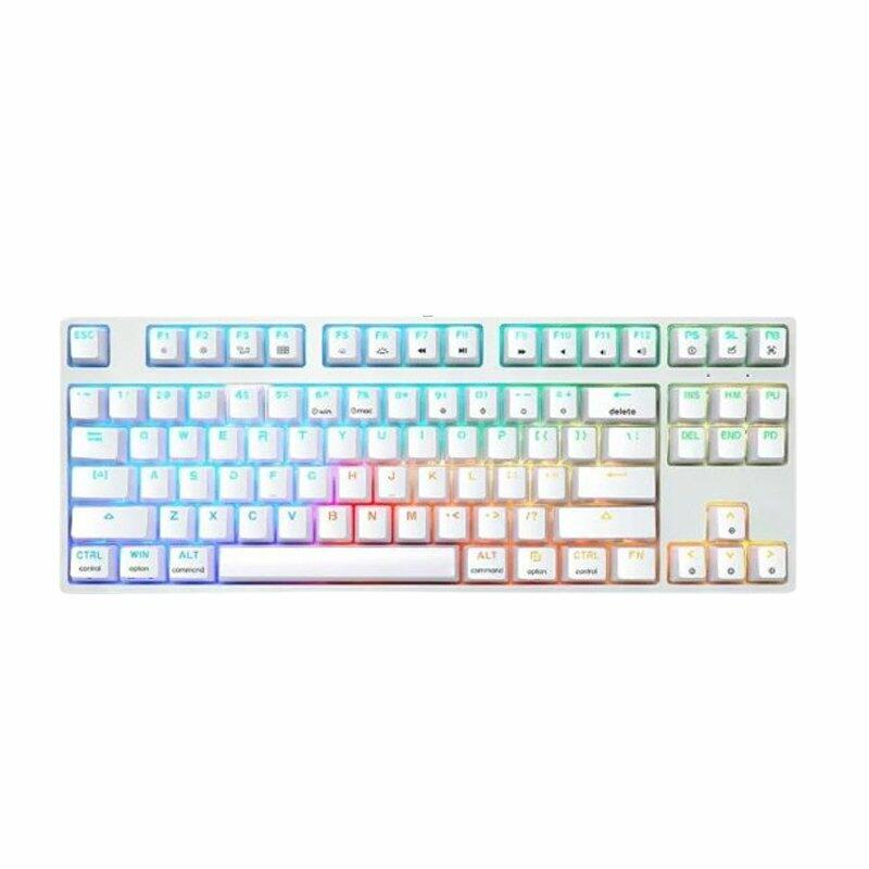 SKYLION K87 Wired Mechanical Keyboard 20 Kinds of Colorful Lighting Gaming  image 0