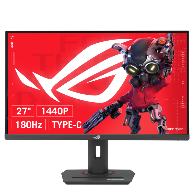 ASUS ROG STRIX XG27ACS 27 INCH 180Hz QHD HDMI 2.0 1ms FAST IPS HDR GAMING MONITOR-BLACK image 0