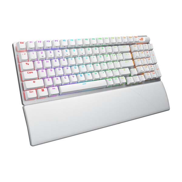 ASUS ROG STRIX SCOPE II 96 RGB ROG NX Snow Switch Wireless Mechanical Gaming Keyboard - White image 2
