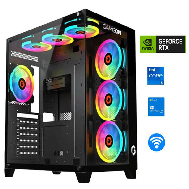 DARK MOON  i7 14th  RTX 5070 Ti  SOLID OC 16 GB GAMING PC image 0