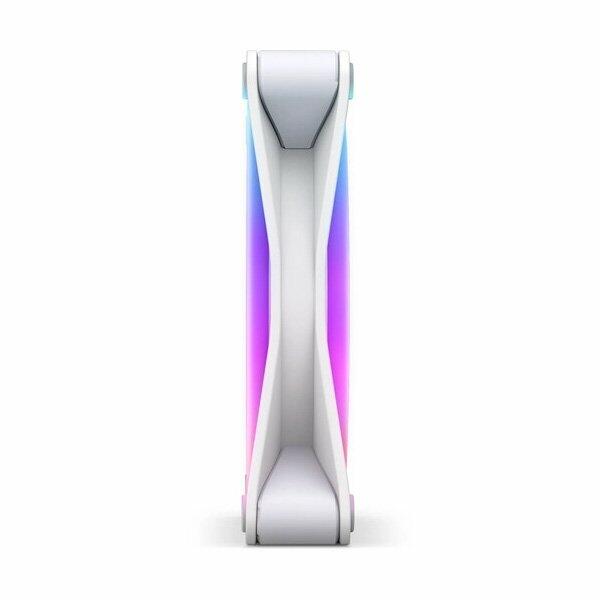 NZXT F120 RGB DUO 120mm Triple pack Case Fan - White image 3