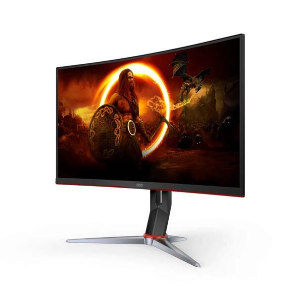 AOC C27G2Z2 - 27 Inch FHD 250Hz 0.5ms HDMI 2.0 VA Curved Gaming Monitor - Black image 2