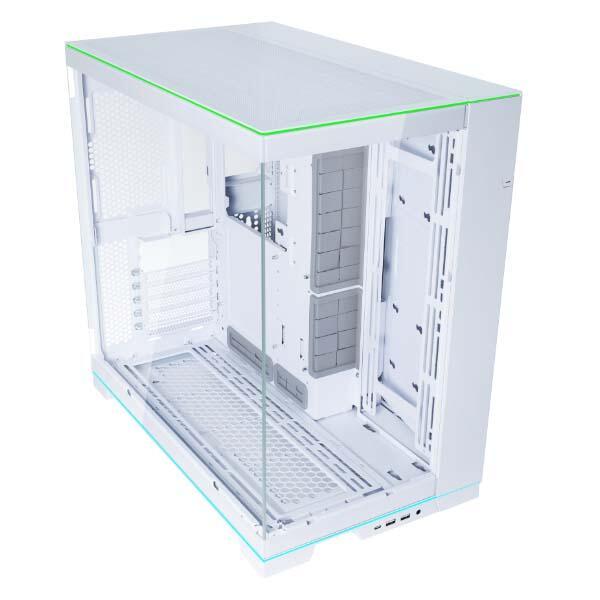 LIAN LI O11 DYNAMIC EVO RGB ATX Mid Tower Case - White  [FANS NOT INCLUDED] image 2