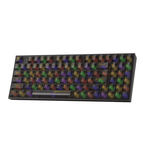 Redragon K658 IRELIA PRO SE 90% 3-Mode Wireless RGB Full Transparent Mechanical Gaming Keyboard BLACK image 3