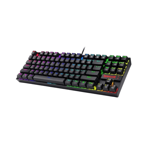 Redragon KUMARA K552 RGB TKL Wired Mechanical Gaming Keyboard (Blue Switch) - Black image 1