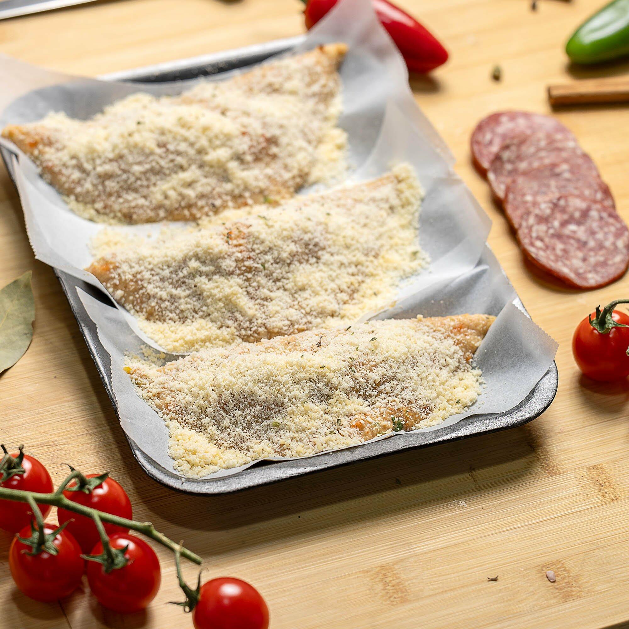 3 pieces of smoked chicken kofta with cheese and pepperoni image 0