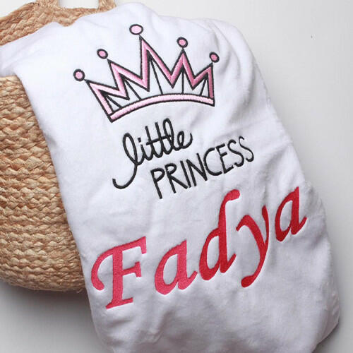 Little Prince & Princess Blanket (with name) image 2