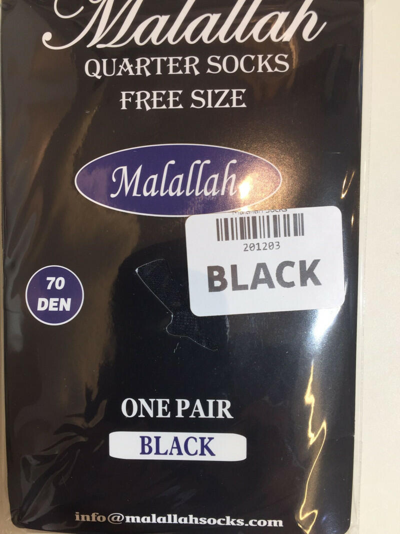 جوارب ربع متين BLACK image 0