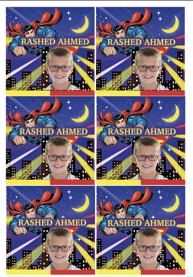 استيكرات المدرسة سوبرمان image 2