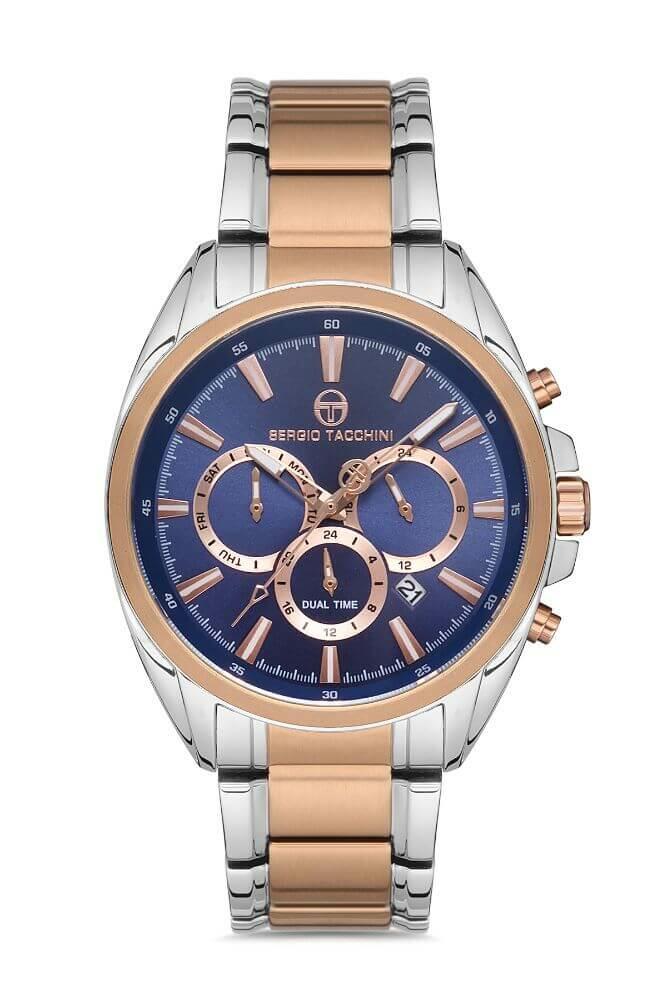 Sergio Tacchini Steel Chrono Two Tone Men's Watch image 0
