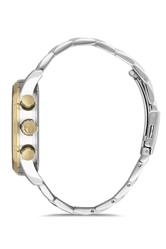 Sergio Tacchini Steel Chrono Two Tone Men's Watch image 1