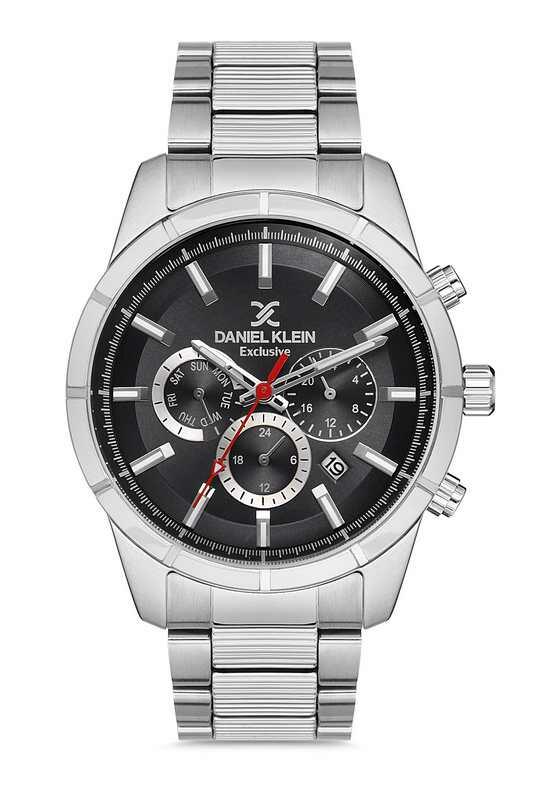 DANIEL KLEIN Steel Chrono Silver Men Watch image 0