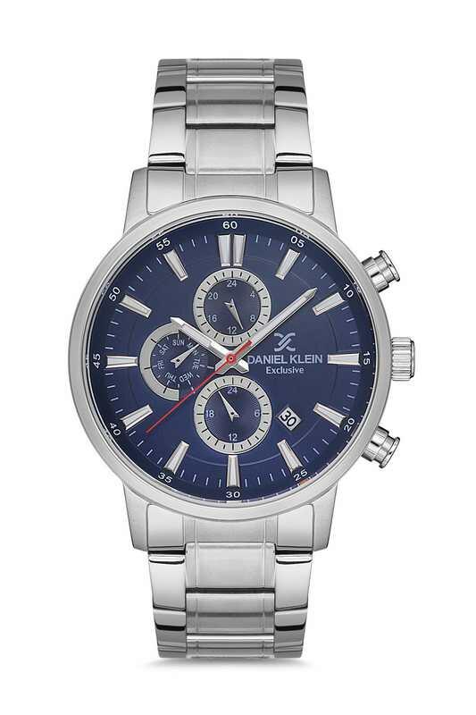 DANIEL KLEIN Steel Chrono Silver Men Watch image 0