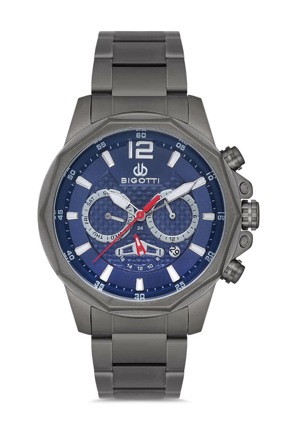 BIGOTTI Steel Chrono Black Men's Watch image 0