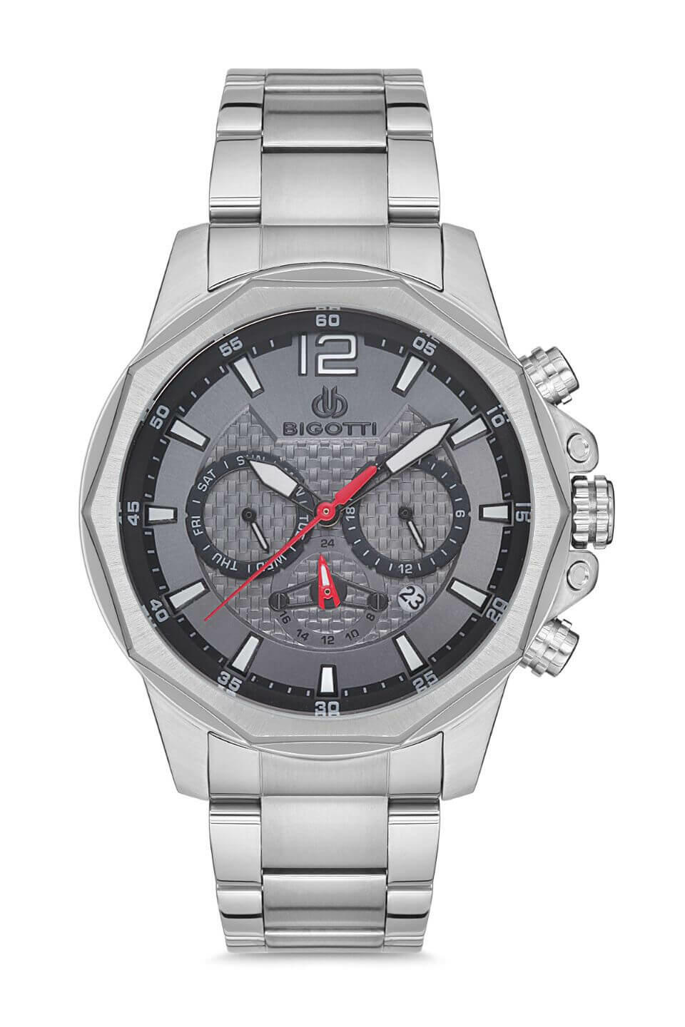 BIGOTTI Steel Chrono Silver Men's Watch image 0
