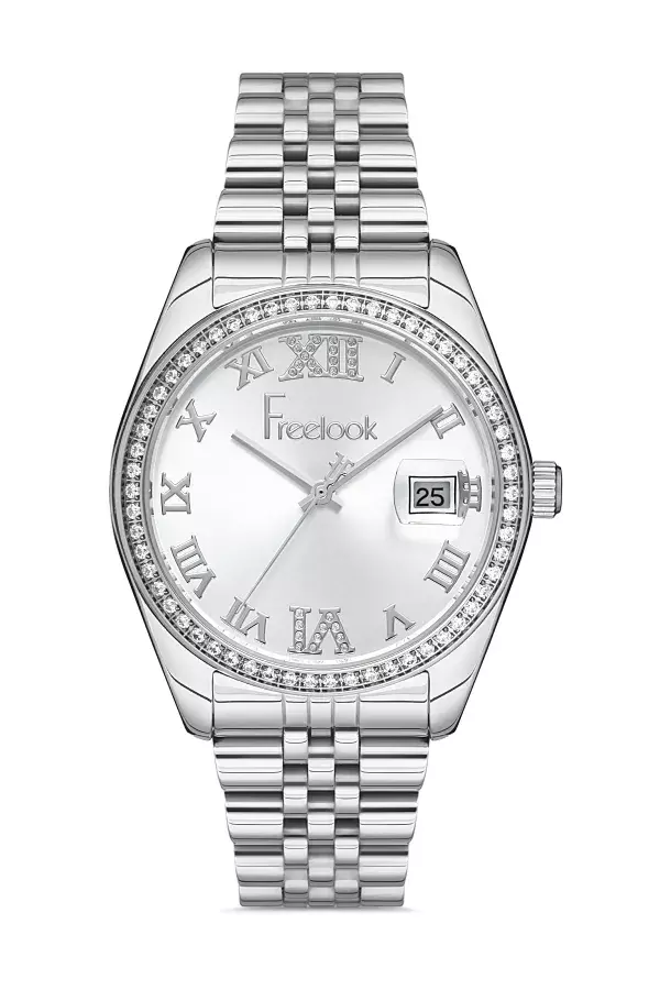 Free Look Steel White Women&apos;s Watch image 0