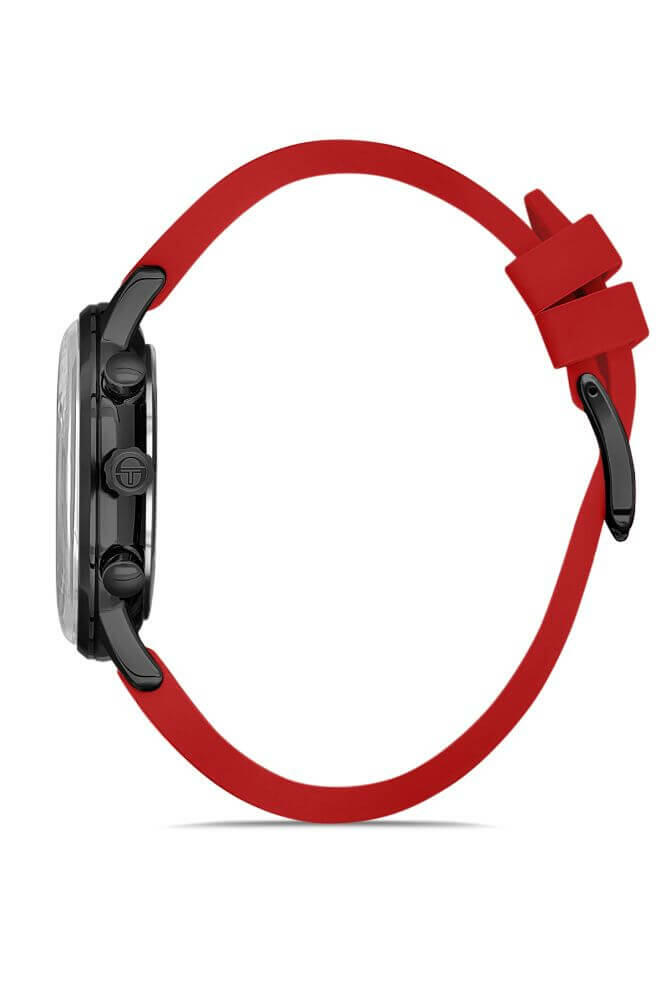 Sergio Tacchini Rubber Chrono red Men's Watch image 1