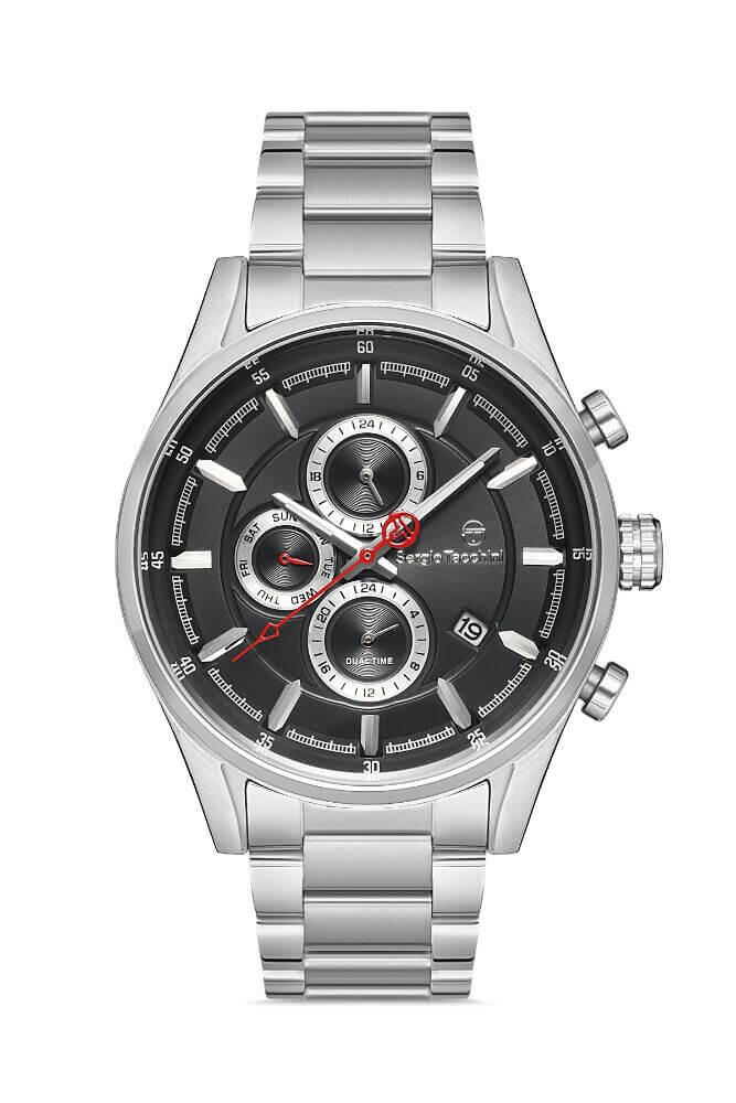 Sergio Tacchini Steel Chrono Silver Men's Watch image 0