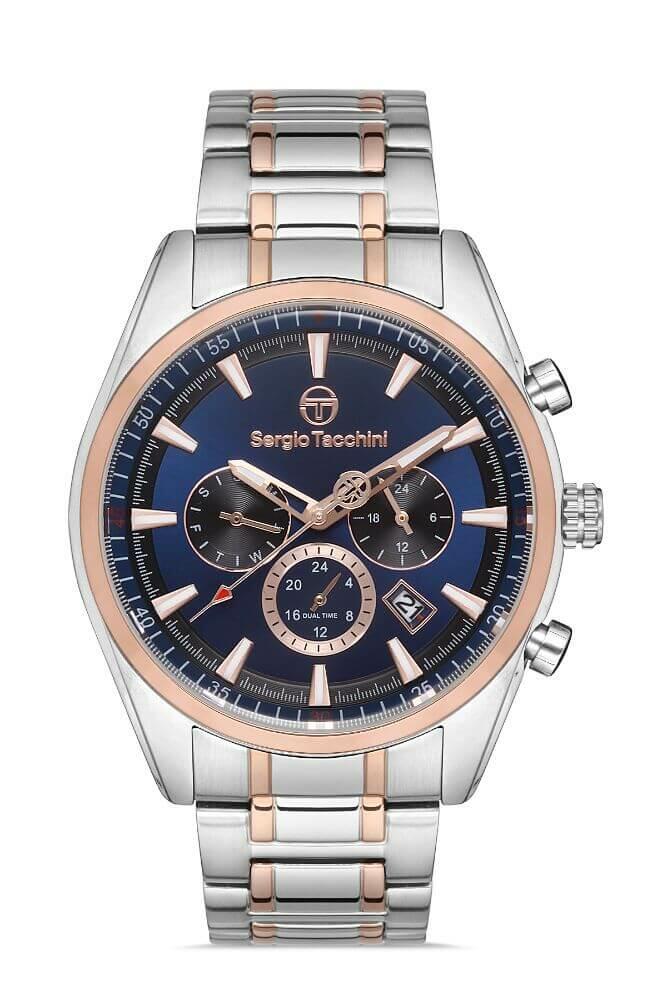 Sergio Tacchini Steel Chrono Two Tone Men's Watch image 0