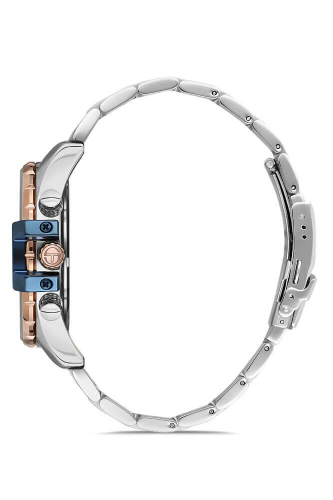 Sergio Tacchini Steel Chrono Silver Men's Watch image 1