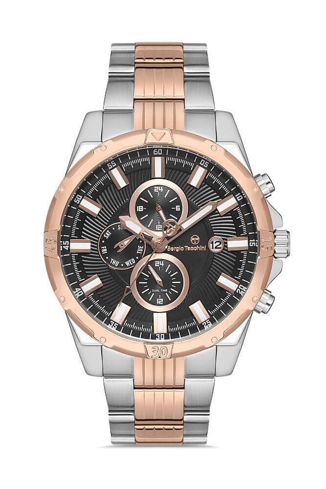 Sergio Tacchini Steel Chrono Two Tone Men's Watch image 0