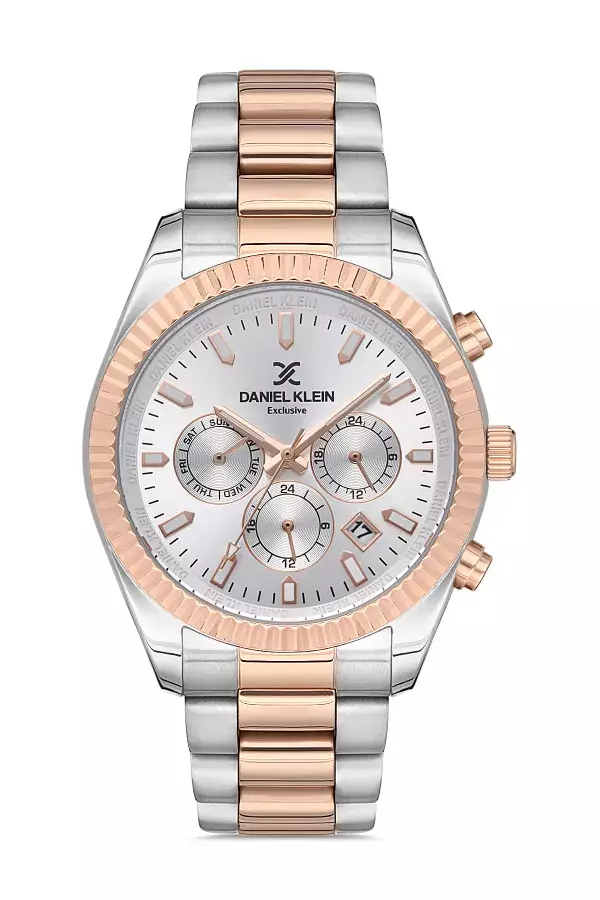 Daniel Klein Steel Chrono Two Tone Men's Watch image 0