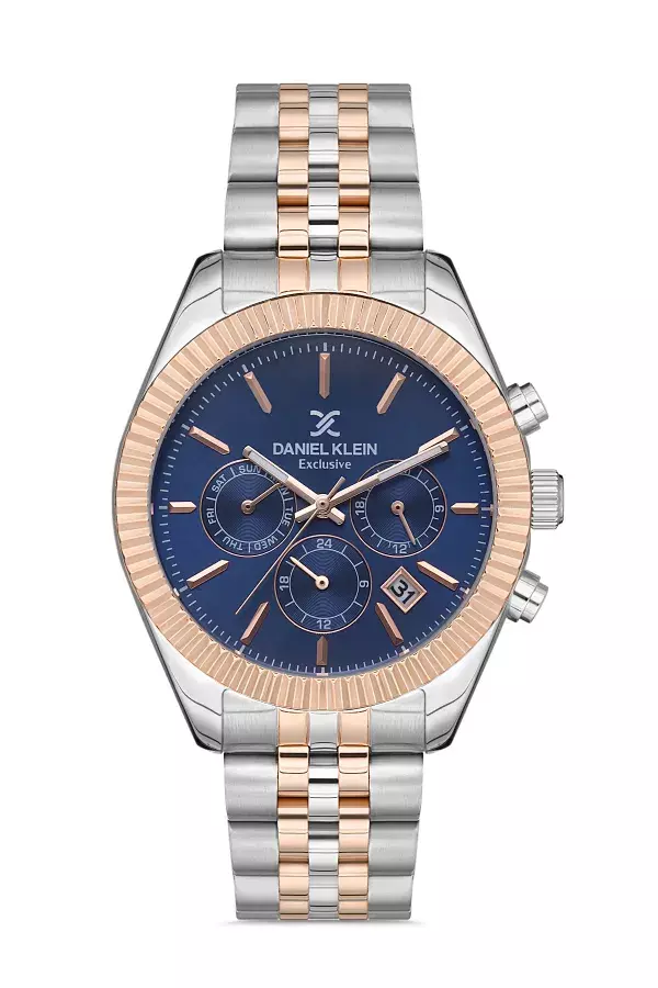 Daniel Klein Steel Chrono Two Tone Men's Watch image 0
